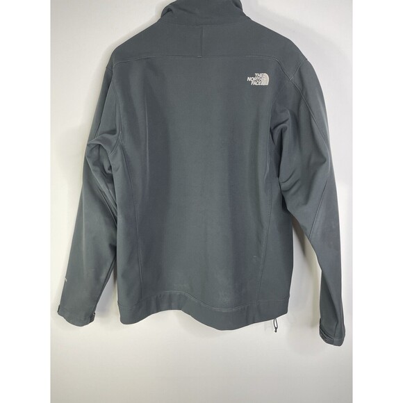 The North Face Jacket Mens Size L Black Zip Pleated Coat with Fleece Lining Apex - Picture 8 of 9